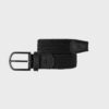 Billy belt - Ceinture tressée élastique All black