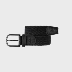 Billy belt - Ceinture tressée élastique All black