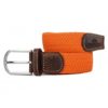 Billy belt - Ceinture tressée élastique - Orange Paprika