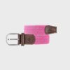 Billy belt - Ceinture tressée élastique Rose magenta
