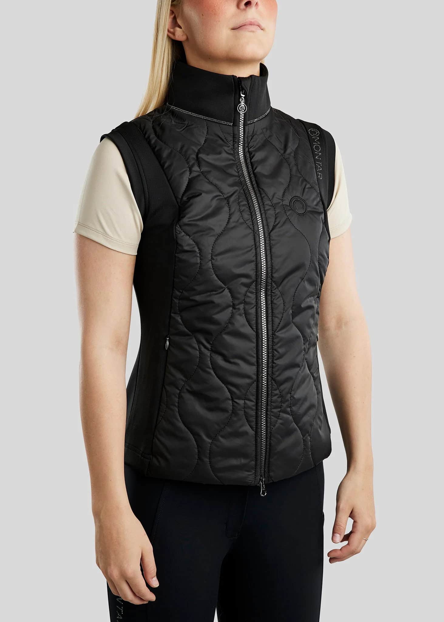 Montar - Bodywarmer MoMary avec crystal metal - Noir Montar - Bodywarmer MoMary avec crystal metal - Noir