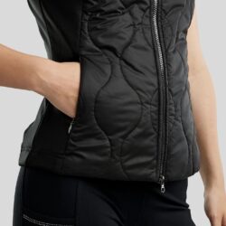 Montar - Bodywarmer MoMary avec crystal metal - Noir