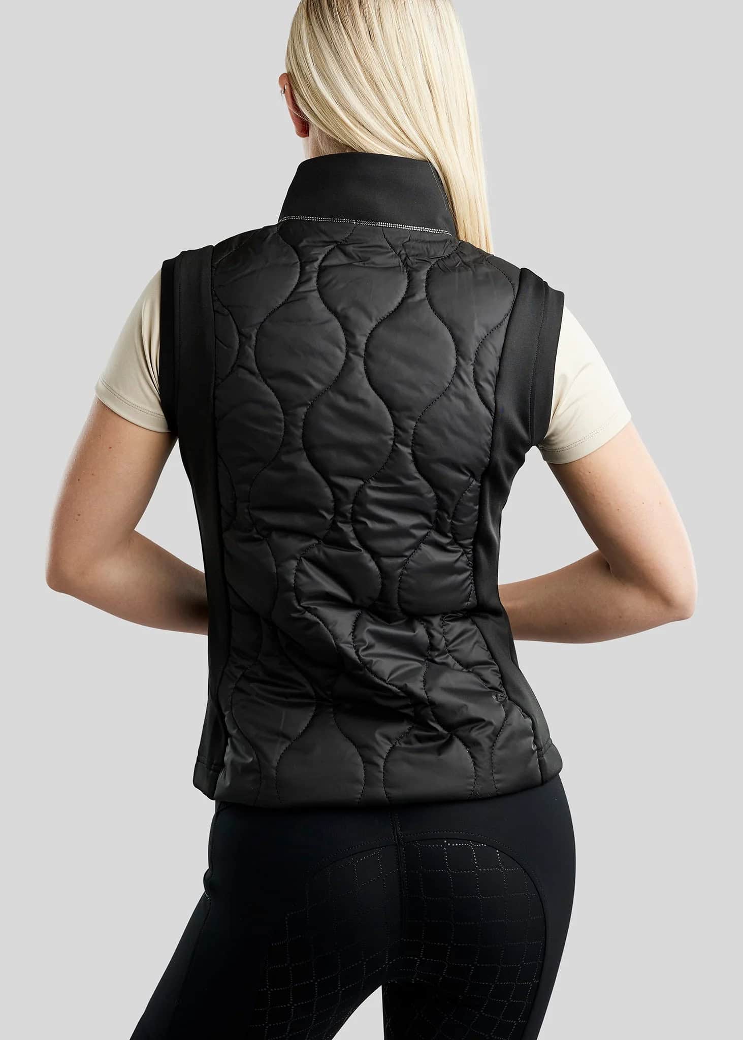 Montar - Bodywarmer MoMary avec crystal metal - Noir Montar - Bodywarmer MoMary avec crystal metal - Noir