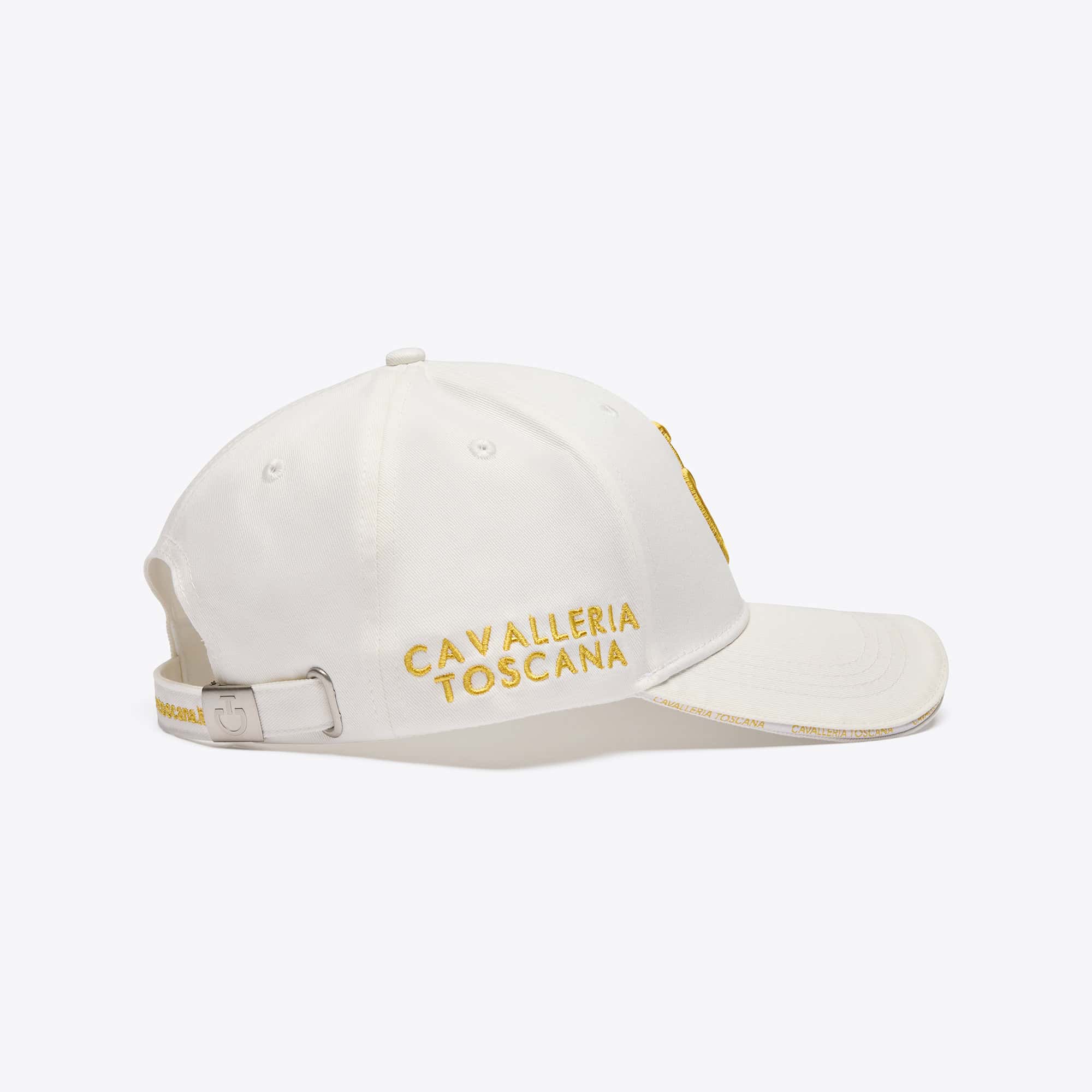 Cavalleria Toscana - Casquette coton- SS25 CPU006 - GA002- 012H - Beige / Dorée Cavalleria Toscana - Casquette coton- SS25 CPU006 - GA002- 012H - Beige / Dorée