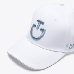 Cavalleria Toscana - Casquette coton - SS25 - CPU006 - GA002- 017O - Blanc / sky blu