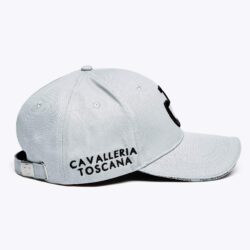 Cavalleria Toscana – Casquette coton – SS25 – CPU006 – GA002- 8199 – Gris / Noir