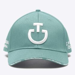 Cavalleria Toscana – Casquette coton – SS25 CPU006 – GA002- 5Q01 – Casquette – Vert d’eau / Blanc