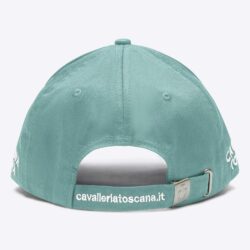 Cavalleria Toscana – Casquette coton – SS25 CPU006 – GA002- 5Q01 – Casquette – Vert d’eau / Blanc