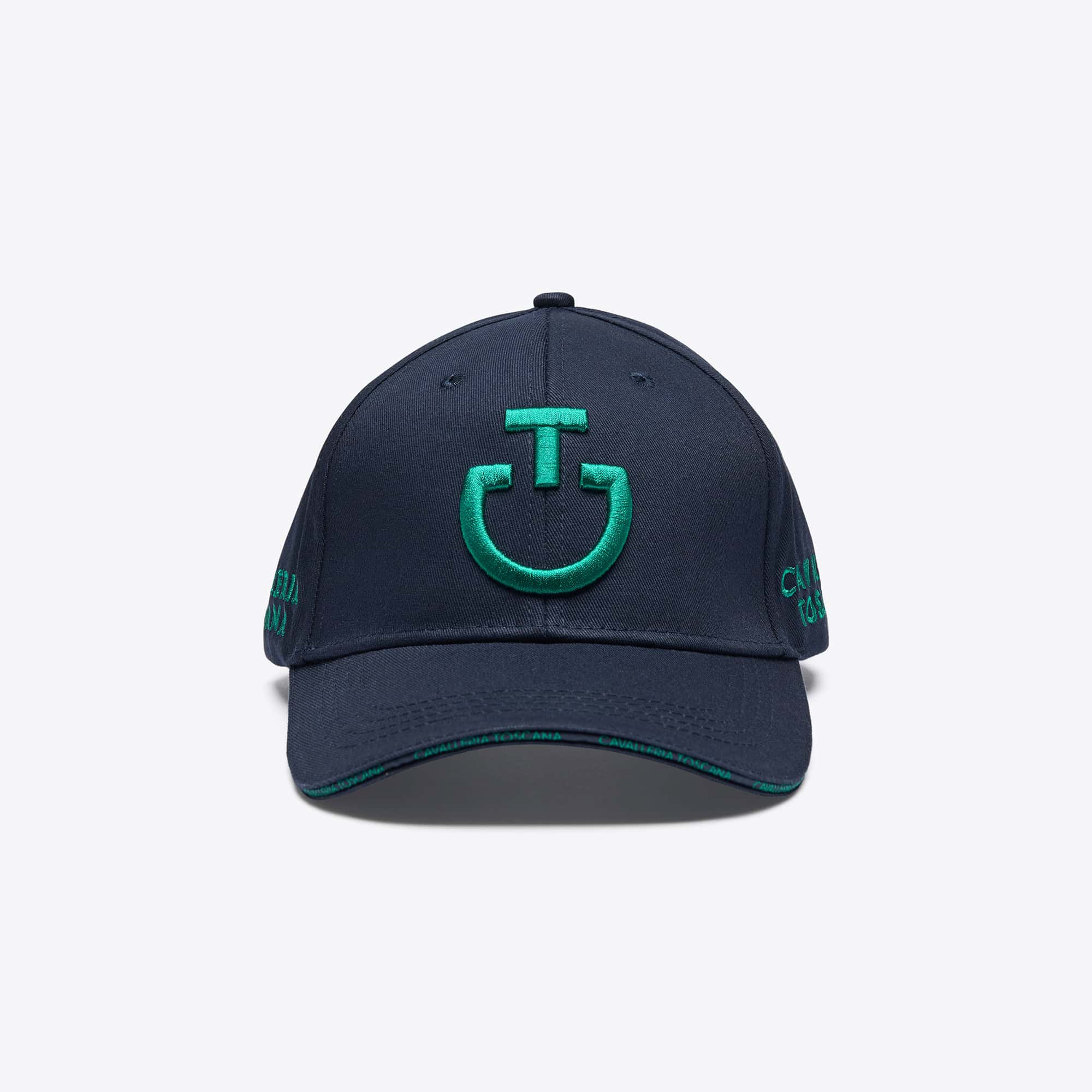 Cavalleria Toscana - Casquette coton - SS25 CPU006 - GA002- 7953 - Marine / Vert Cavalleria Toscana - Casquette coton - SS25 CPU006 - GA002- 7953 - Marine / Vert