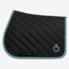 Cavalleria Toscana - Tapis de Jumping avec matelassage en losanges et en lignes - Noir /Mint