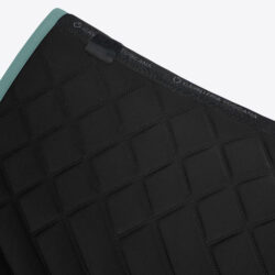 Cavalleria Toscana - Tapis de Jumping avec matelassage en losanges et en lignes - Noir /Mint