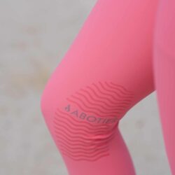 Pantalon Athenais rose, porté
