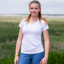 T-shirt SARAH Le Sabotier – logo zoom