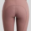 Pantalon d’équitation Montar Megan Dusty Rose avec poches téléphone et Full grip