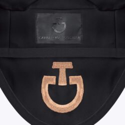 Bonnet Cavalleria Toscana noir logo Toffee FW25