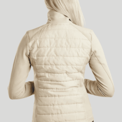 Veste d’équitation Montar Emma Quilt Body Jacket Warm Light Grey matelassée et légère