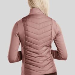 Veste d’équitation Montar MoMari Hybrid Dusty Rose avec cristaux Rosegold