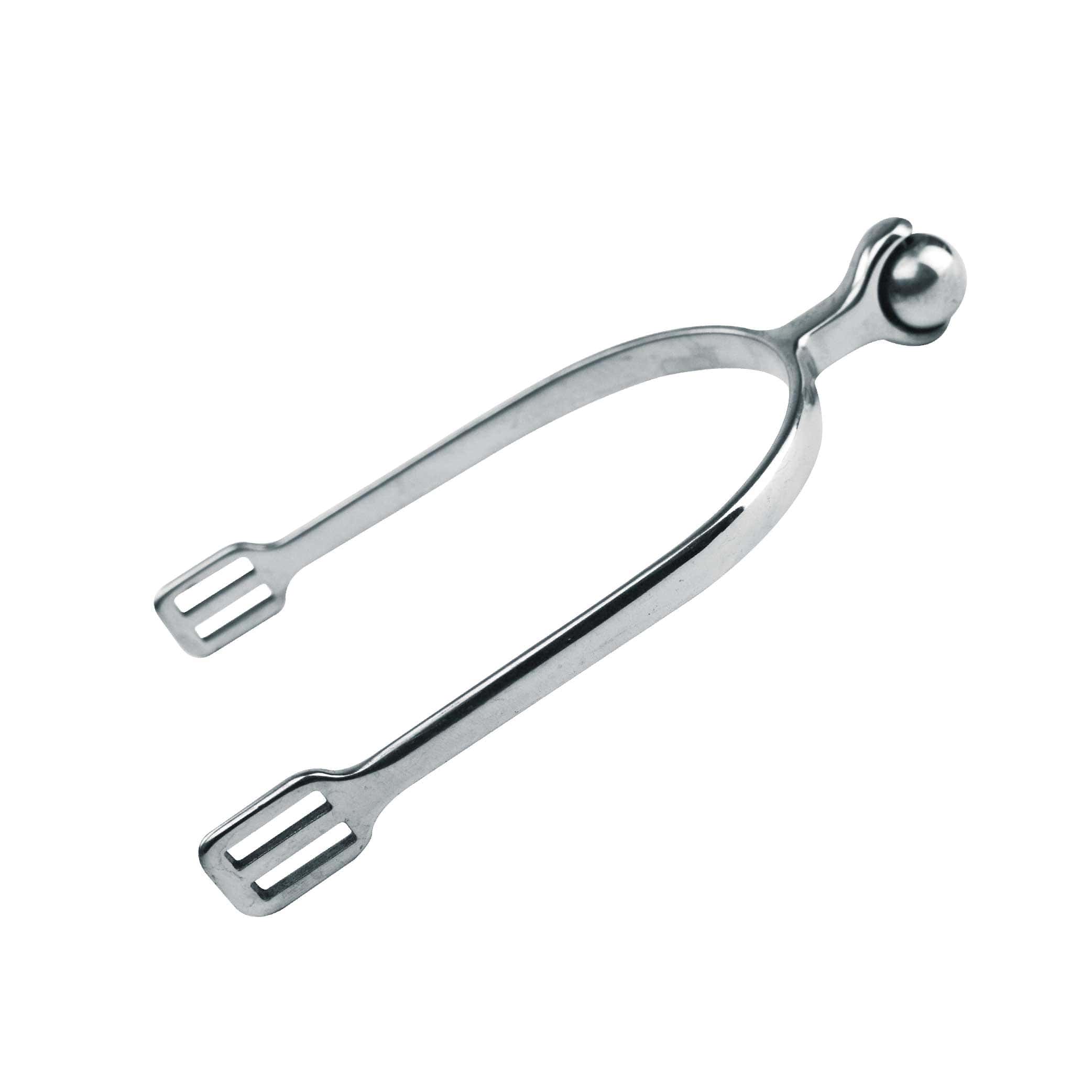 Éperons cheval FEELING inox à boule 30 mm