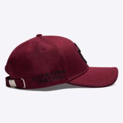 Casquette Cavalleria Toscana en coton Bordeaux élégante et respirante