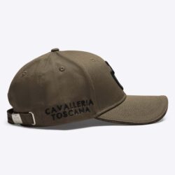 Casquette Cavalleria Toscana en coton Noisette légère et respirante
