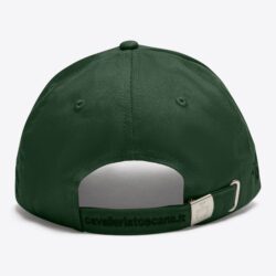 Casquette Cavalleria Toscana FW25 Jungle Green en coton avec logo 3D et fermeture ajustable
