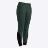 Pantalon Cavalleria Toscana Junior Forest Green unisex bi-stretch avec grip silicone