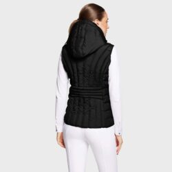 Veste sans manches Samshield FW25 Chamonix-Ice noire élégante et chaude