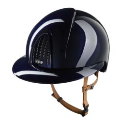 Casque KEP Italia Smart Nova Polish Marine visière Polo jugulaire beige