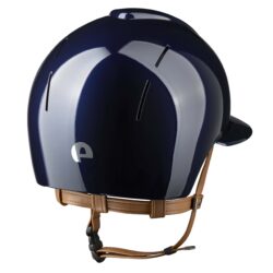 Casque KEP Italia Smart Nova Polish Marine visière Polo jugulaire beige