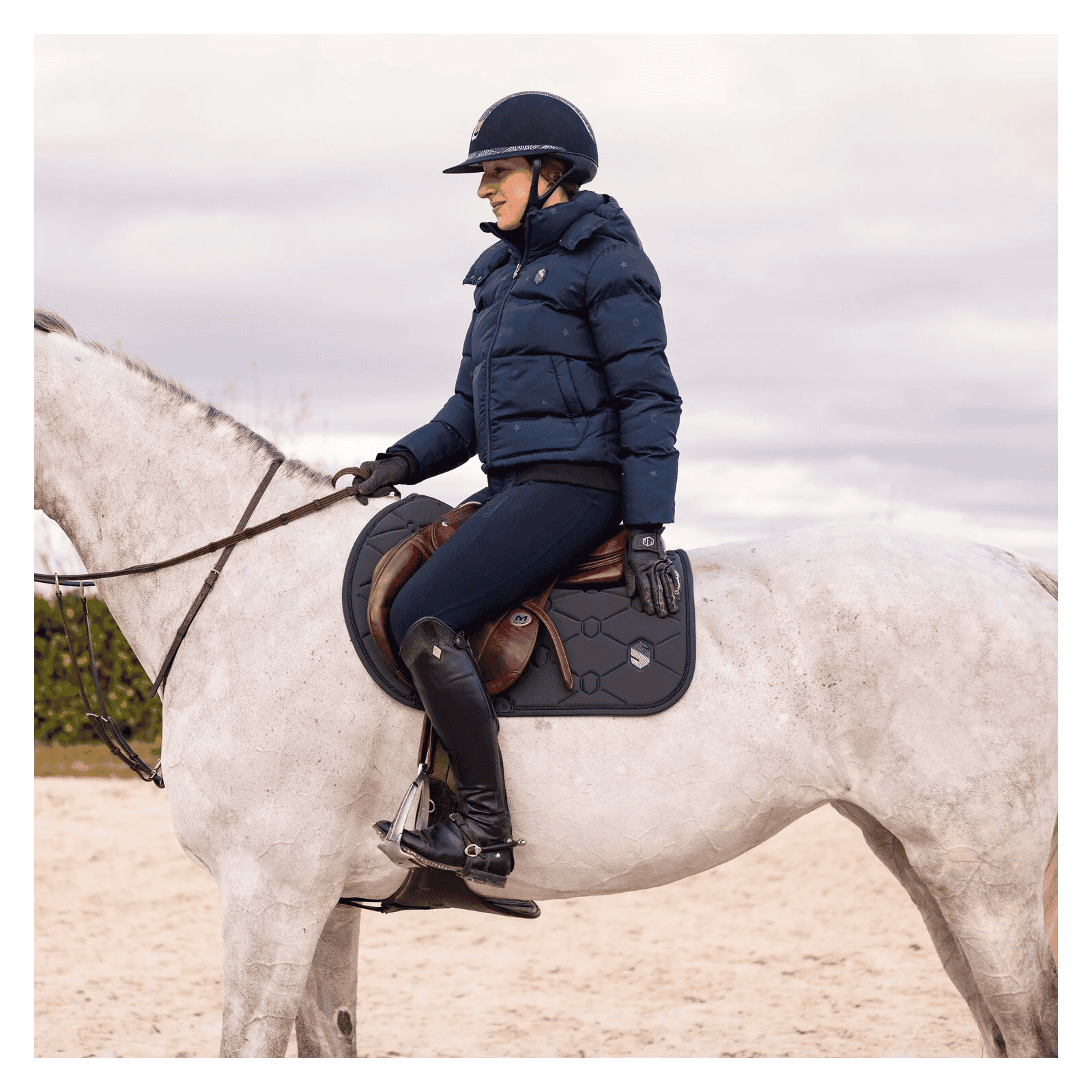 Samshield - Tapis jump Swarovski - Anthracite