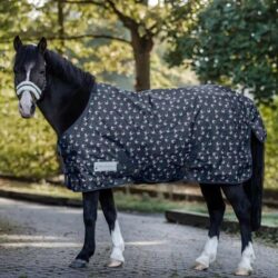 Waldhausen – Couverture d’extérieur en polaire Lucky, bleu nocturne