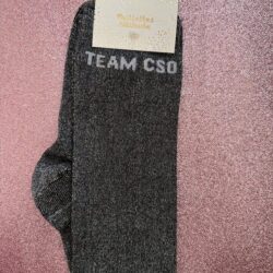 Chaussettes Équitation Adultes Paillettes Attitudes "Team CSO" – Noires