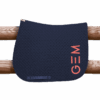 Tapis de selle GEM Jumping Ten Marine Corail pour cheval