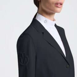 Cavalleria Toscana – Veste de concours Row Cut Perforée SS26 – Ocean Blue