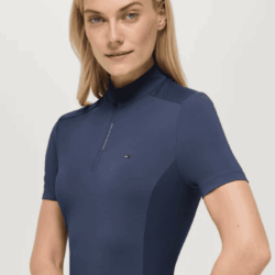 Tommy Hilfiger – Polo Palma 1/4 Zip Training Top SS26 - FADED INDIGO