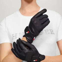 Gants Tommy Hilfiger Duke Noir SS26