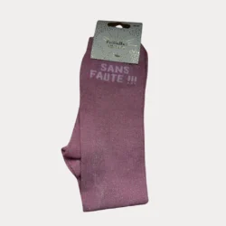 Chaussettes Équitation Enfants Paillettes Attitudes "Sans faute" – Rose