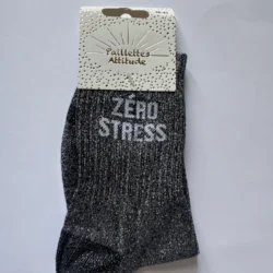 Chaussettes Équitation Adultes Paillettes Attitudes "Zéro stress" – Noires