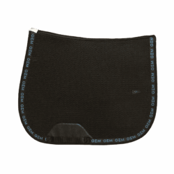 GEM - Tapis de selle Mesh Obstacle - Noir / Bleu électrique