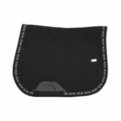 GEM - Tapis de selle Mesh Obstacle - Noir / Silver