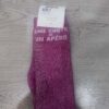 Chaussettes adulte Une chute = un apéro fuchsia Paillettes Attitude