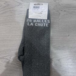 Paillettes Attitude – Chaussettes Adulte « 25 Balles la Chute » Kaki