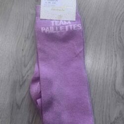 Chaussettes adulte Team Paillettes roses Paillettes Attitude