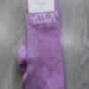 Chaussettes adulte Mets les jambes roses Paillettes Attitude