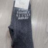 Chaussettes adulte J’suis tombée et c’est aukay noires Paillettes Attitude