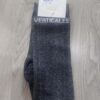 Chaussettes adulte Verticale noires Paillettes Attitude