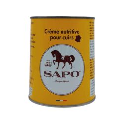 Graisse pour cuir SAPO 200 ml pour l'entretien des selles, bridons et équipements en cuir