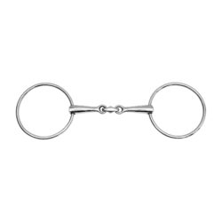 Mors 2 grands anneaux fins FEELING Anatomic 16 mm 90 mm cheval