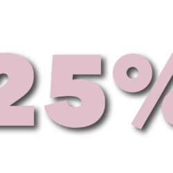 25%