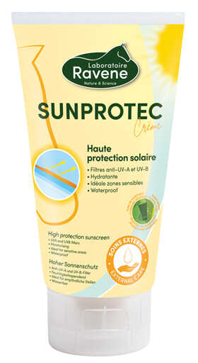 718022_packshot_1_web RAVENE Sun Protec crème solaire haute protection pour cheval 150 ml